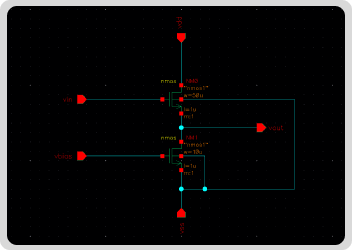 Design of Common Drain Amplifier using Cadence EDA Tools